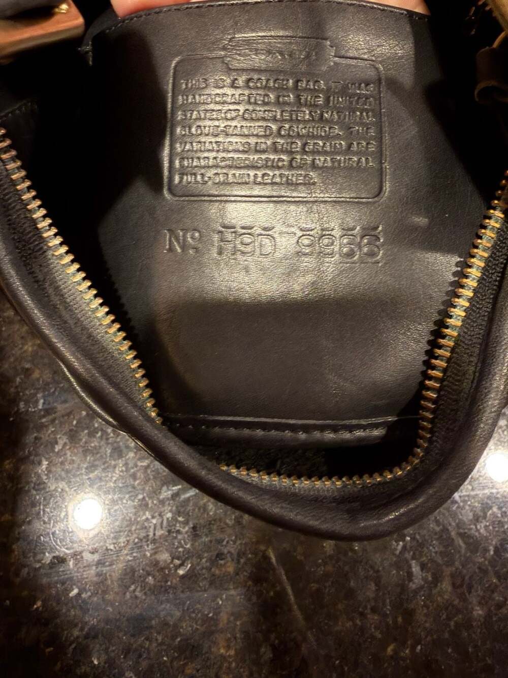 Rare Vintage Coach Legacy Leather Shoulder Bag 9966 - Picture 7 of 7